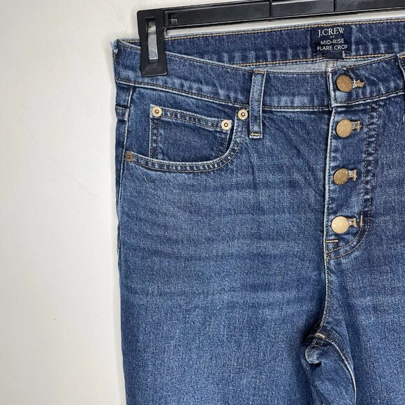 J. Crew Flare Top Mid-Rise Jeans Size 28 - Picture 2 of 4